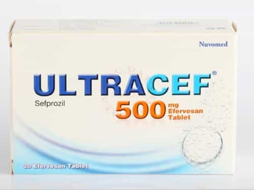 Ultracef 500 Mg 20 Efervesan Tablet 35339