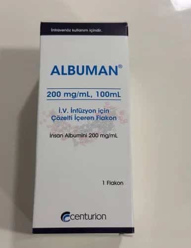 Uman Albumin 20 G 100 Ml 100 Ml Iv Infuzyon Icin Cozelti Iceren Flakon 26157