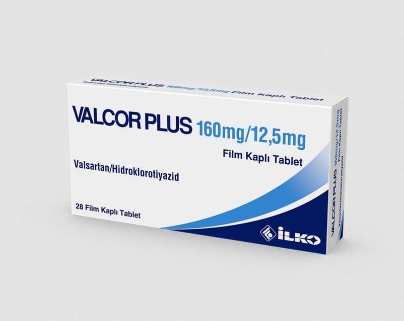Valcor Plus 160 Mg 25 Mg Film Kapli Tablet 26216