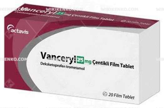 Vanceryl 25 Mg 20 Centikli Film Tablet 35478