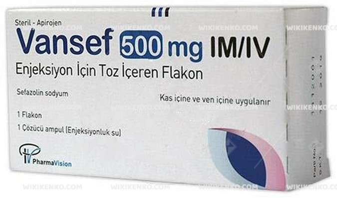 Vansef 500 Mg Im Iv Enjeksiyon Icin Toz Iceren Flakon 35487