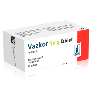 Vazkor 5 Mg 90 Tablet 26259