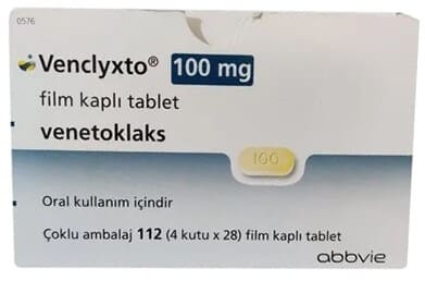 Venclyxto 50 Mg 7 Film Kapli Tablet 1 Venclyxto 50 Mg 7 Film Kapli Tablet 26294