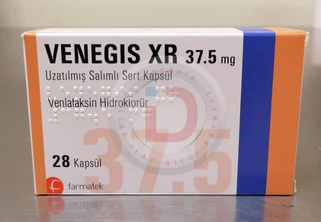 Venegis Xr 37,5 Mg Uzatılmış Salinimli 28 Sert Kapsül 1 Venegis Xr 375 Mg Uzatilmis Salinimli 28 Sert Kapsul 35562