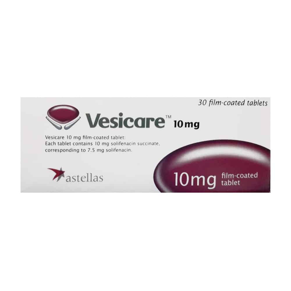 Vesicare 10 Mg 30 Film Tablet 1 Vesicare 10 Mg 30 Film Tablet 26327