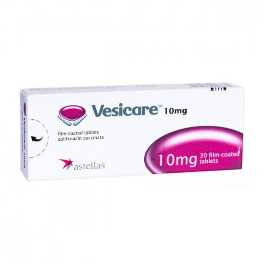 Vesicare 10 Mg 90 Film Tablet 35601