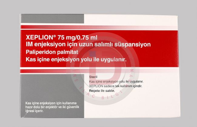 Xeplion 50 Mg/0,50 Ml Im Enjeksiyon İçin Uzun Salımlı Süspansiyon 1 Xeplion 50 Mg 050 Ml Im Enjeksiyon Icin Uzun Salimli Suspansiyon 26486