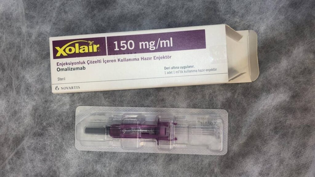 Xolair 150 Mg Ml Enjeksiyonluk Cozelti Iceren Kullanima Hazir Enjektor 1 Adet 26494