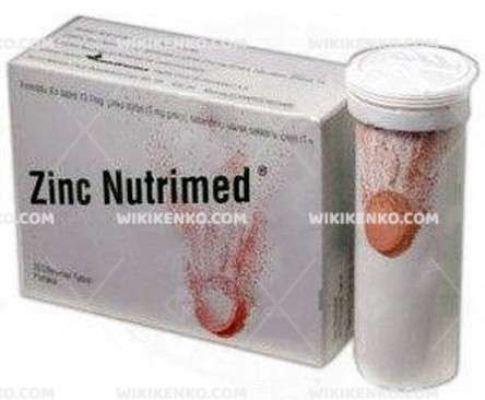 Zinc Nutrimed 20 Effervesan Tablet 1 Zinc Nutrimed 20 Effervesan Tablet 35946