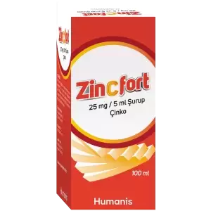 Zincfort 25 Mg 5 Ml Surup 100 Ml 51145