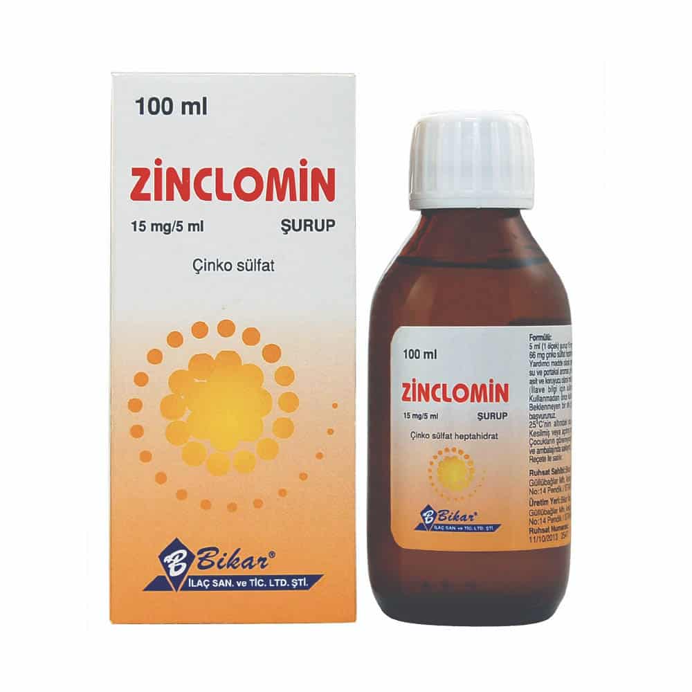 Zinclomin 15 Mg 5 Ml 100 Ml Surup 51146
