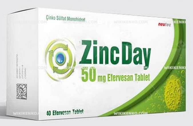 Zincoday 50 Mg 20 Efervesan Tablet 35951