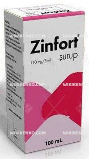 Zinfort 110 Mg 5 Ml Surup 100 Ml 35958