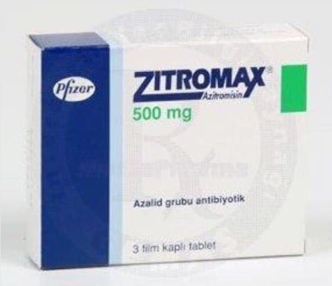 Zitromax 500 Mg 3 Film Tablet 1 Zitromax 500 Mg 3 Film Tablet 51168