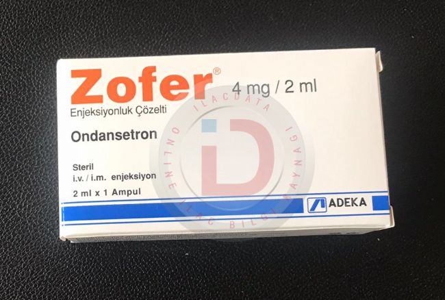 Zofer 4 Mg/ 2 Ml Enjeksiyonluk Cozelti (1 Ampul) 1 Zofer 4 Mg 2 Ml Enjeksiyonluk Cozelti 1 Ampul 51178